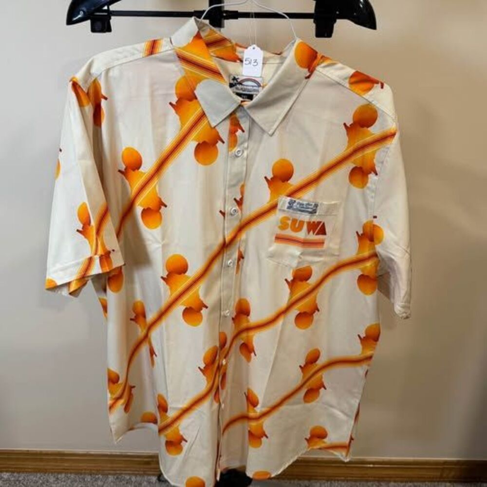PSI Party Shirt International SUWA Button Down Shirt 2XL